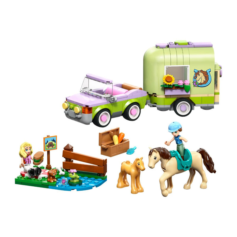 Đồ Chơi Lắp Ráp Rơ-Moóc Chở Ngựa Và Ngựa Con LEGO FRIENDS 42695 (279 Chi Tiết) - ảnh 5