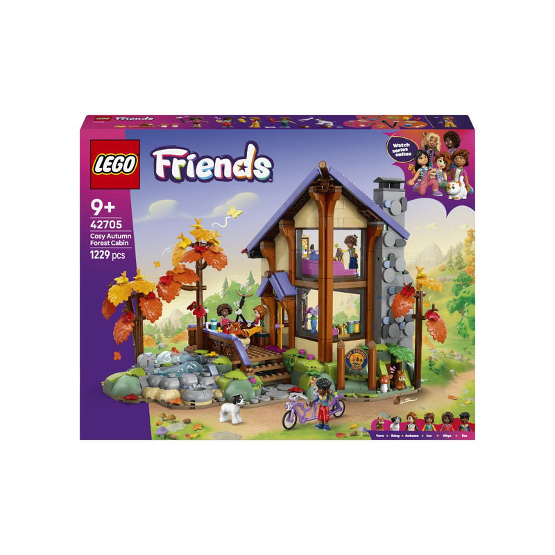 Đồ Chơi Lắp Ráp Nhà Gỗ Ấm Cúng Giữa Rừng Thu LEGO FRIENDS 42705 (1229 chi tiết) - ảnh 2