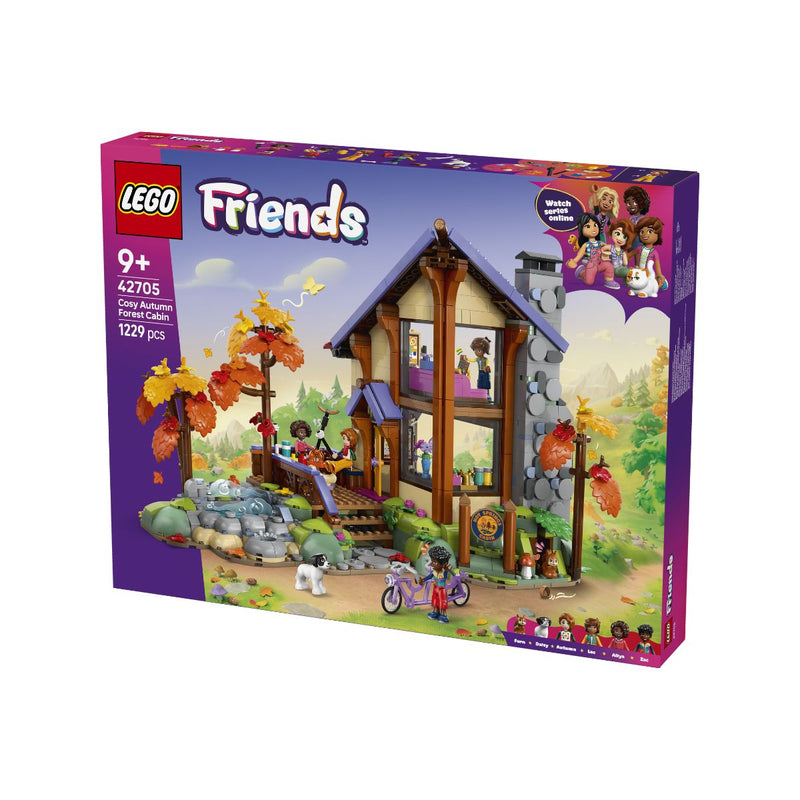 Đồ Chơi Lắp Ráp Nhà Gỗ Ấm Cúng Giữa Rừng Thu LEGO FRIENDS 42705 (1229 chi tiết) - ảnh 3