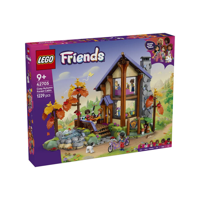 Đồ Chơi Lắp Ráp Nhà Gỗ Ấm Cúng Giữa Rừng Thu LEGO FRIENDS 42705 (1229 chi tiết) - ảnh 4