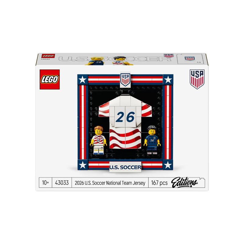 Đồ Chơi Bộ Lắp Ráp Tranh Treo Tường Áo Đấu Đội Tuyển Bóng Đá Mỹ 2026 LEGO EDITIONS SPORTS 43033 - ảnh 2