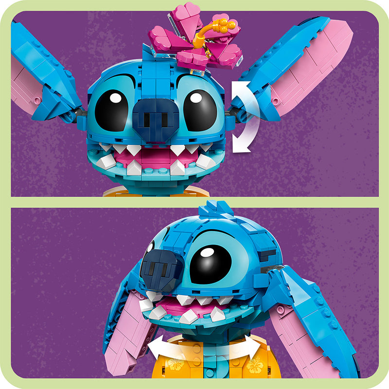 Đồ chơi lắp ráp Mô hình nhân vật Stitch LEGO DISNEY PRINCESS 43249 (730 chi tiết) - ảnh 4