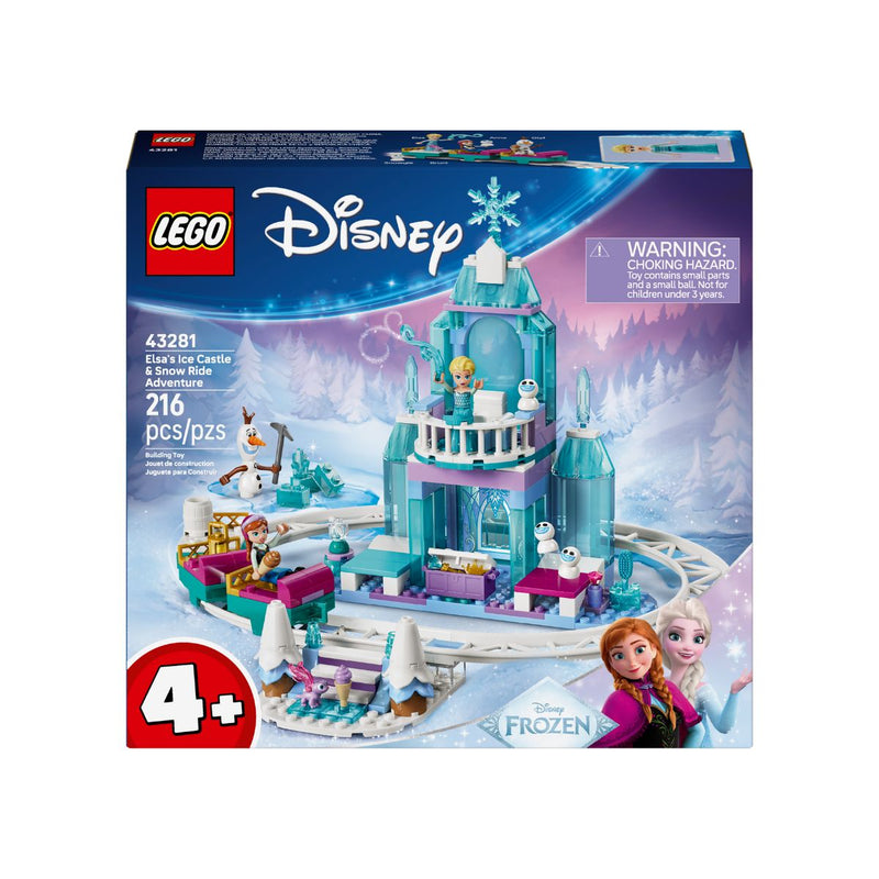 Đồ Chơi Lắp Ráp Lâu Đài Tuyết & Chuyến Phiêu Lưu Của Elsa LEGO DISNEY PRINCESS 43281 - ảnh 2
