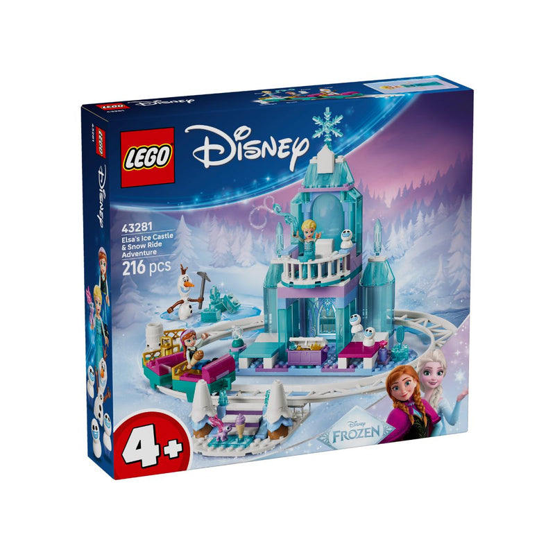 Đồ Chơi Lắp Ráp Lâu Đài Tuyết & Chuyến Phiêu Lưu Của Elsa LEGO DISNEY PRINCESS 43281 - ảnh 3