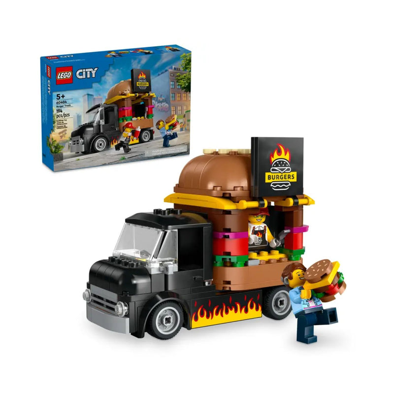 Đồ chơi lắp ráp Xe tải Burger lưu động LEGO CITY 60404 (194 chi tiết)