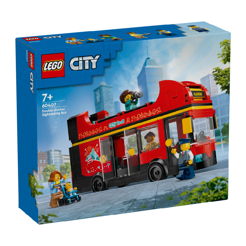 Đồ Chơi Lắp Ráp Xe Buýt Hai Tầng Màu Đỏ LEGO CITY 60407 (384 chi tiết) - ảnh 4