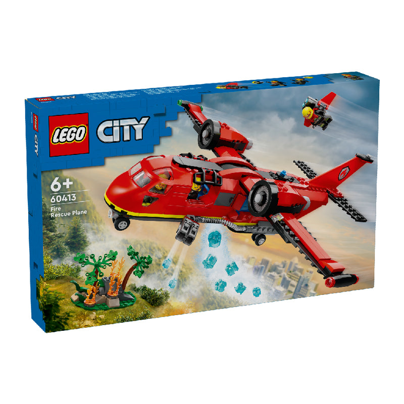 Đồ chơi lắp ráp Máy bay cứu hỏa LEGO CITY 60413 (478 chi tiết) - ảnh 2