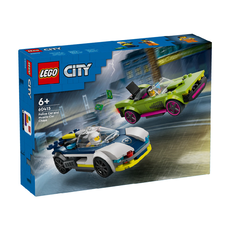 Đồ chơi lắp ráp Xe cảnh sát truy đuổi tội phạm LEGO CITY 60415 (213 chi tiết) - ảnh 2