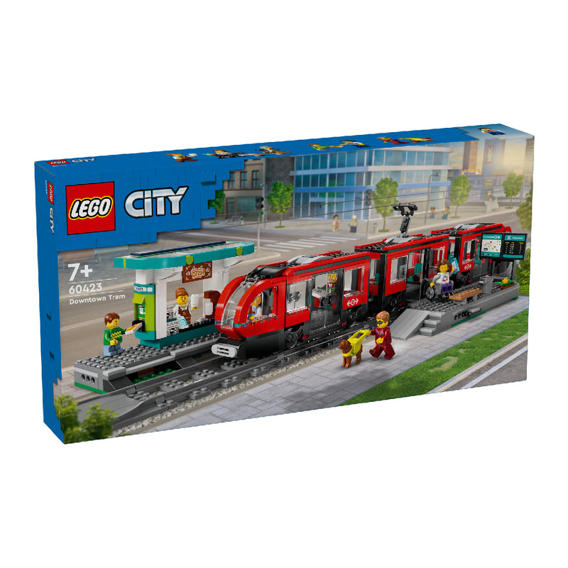 Đồ Chơi Lắp Ráp Tàu Điện & Nhà Ga Thành Phố LEGO CITY 60423 (811 Chi Tiết) - ảnh 2