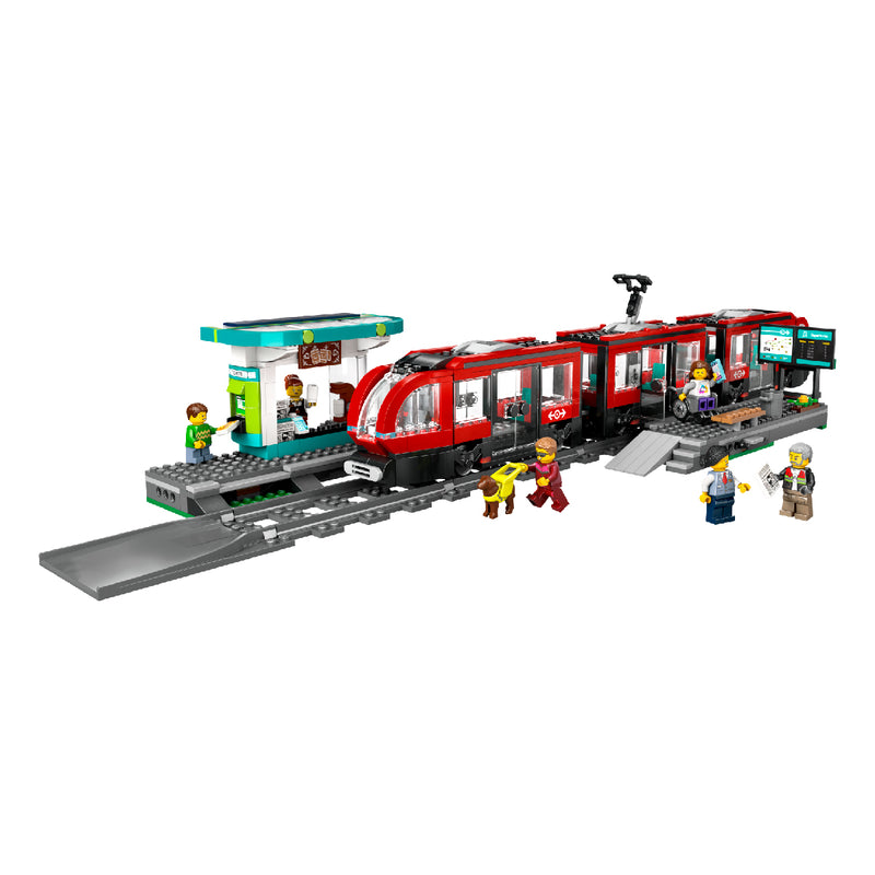Đồ Chơi Lắp Ráp Tàu Điện & Nhà Ga Thành Phố LEGO CITY 60423 (811 Chi Tiết) - ảnh 3