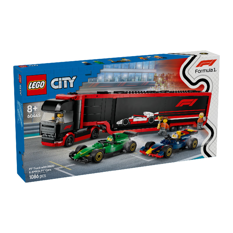 Đồ Chơi Lắp Ráp Xe Vận Chuyển Xe Đua F1 LEGO CITY 60445 (1086 chi tiết) - ảnh 2