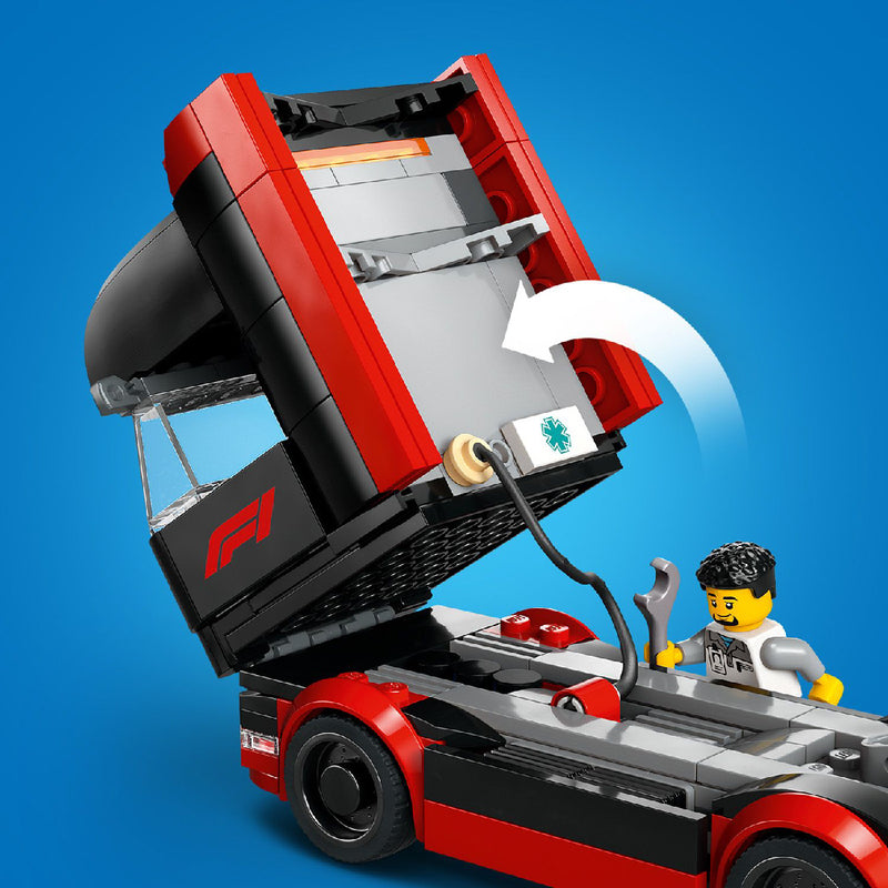 Đồ Chơi Lắp Ráp Xe Vận Chuyển Xe Đua F1 LEGO CITY 60445 (1086 chi tiết) - ảnh 5