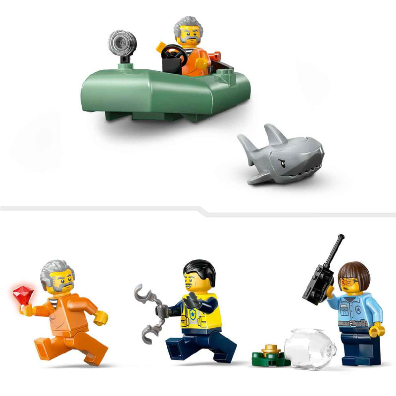 Đồ Chơi Lắp Ráp Tàu Cảnh Sát – Truy Bắt Tội Phạm LEGO CITY 60456 - ảnh 4