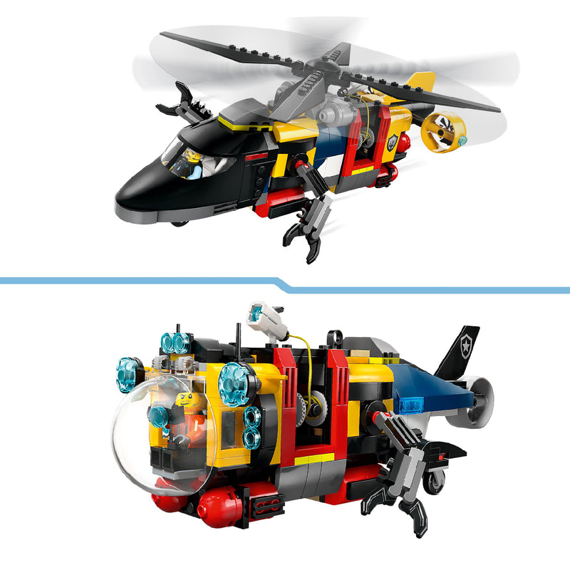 Đồ Chơi Lắp Ráp Máy Bay Trực Thăng, Xe Cứu Hỏa LEGO CITY 60462 (874 chi tiết) - ảnh 6