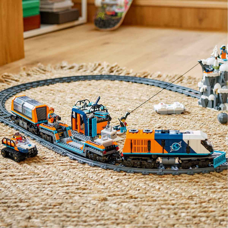 Đồ Chơi Lắp Ráp Tàu Lửa Khám Phá Bắc Cực LEGO CITY 60470 (1517 chi tiết) - ảnh 5