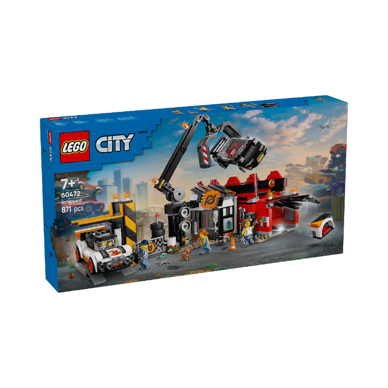Đồ Chơi Lắp Ráp Bãi Phế Liệu Ô Tô LEGO CITY 60472 (871 chi tiết) - ảnh 2