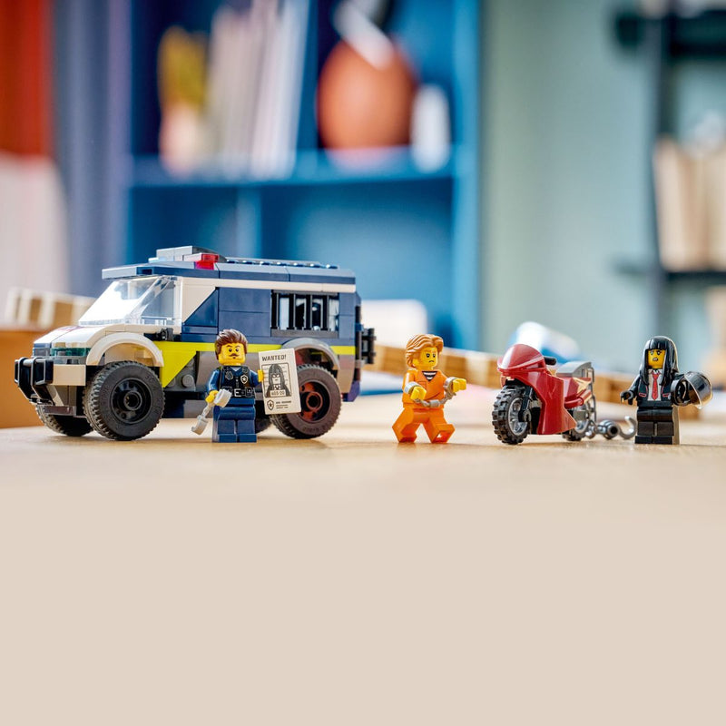 Đồ Chơi Lắp Ráp Xe Cảnh Sát Chuyên Dụng Chở Tù Nhân LEGO CITY 60479 - ảnh 6