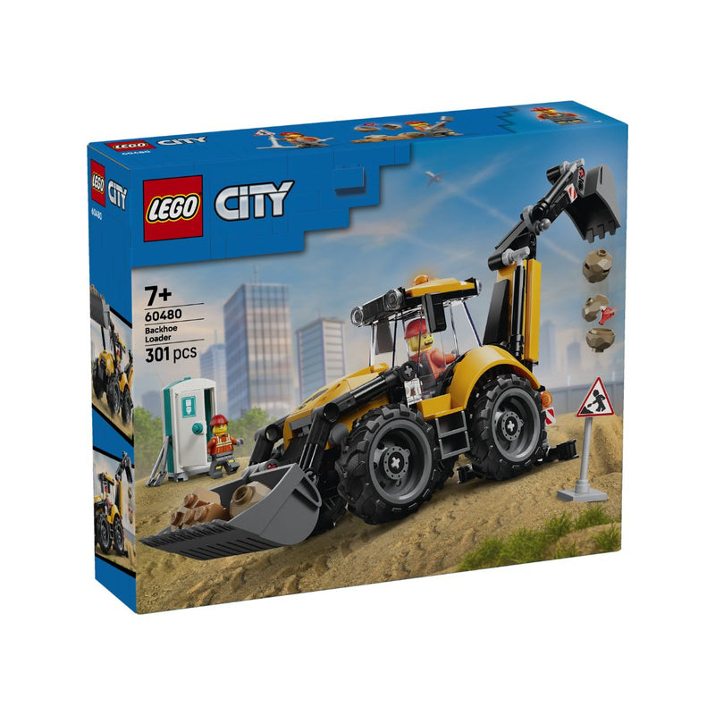 Đồ Chơi Lắp Ráp Xe Xúc Đào Màu Vàng LEGO CITY 60480 (301 chi tiết) - ảnh 2