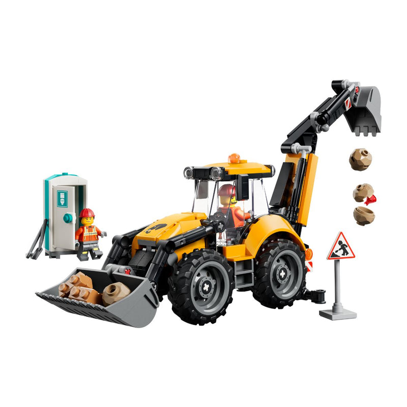 Đồ Chơi Lắp Ráp Xe Xúc Đào Màu Vàng LEGO CITY 60480 (301 chi tiết) - ảnh 4