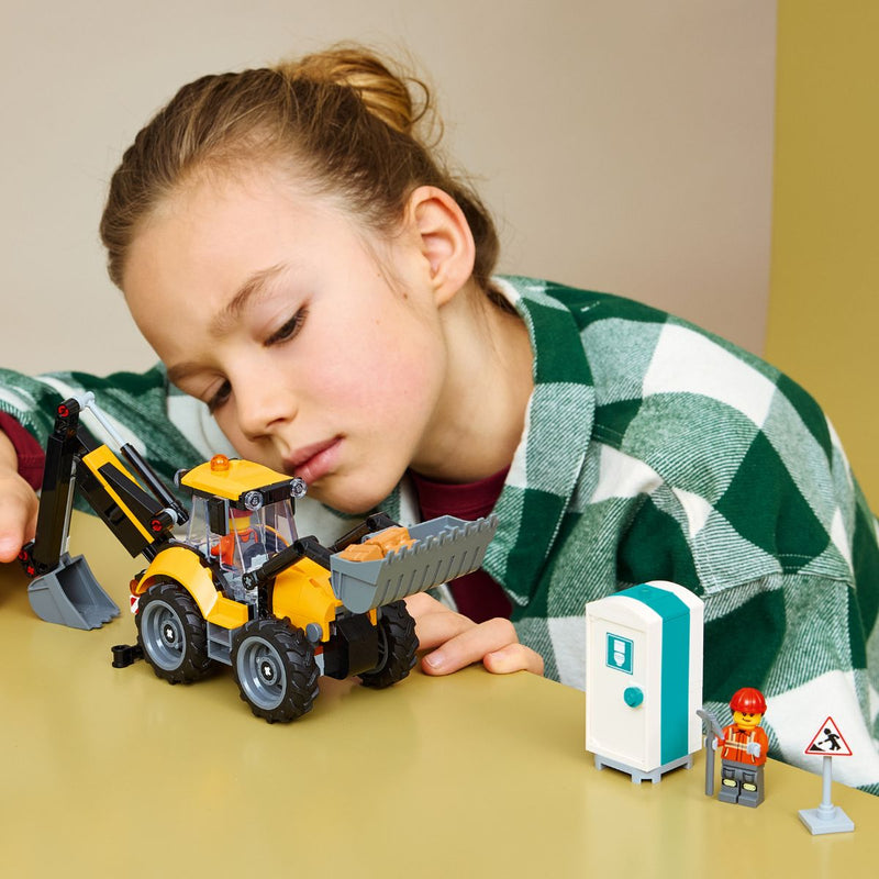 Đồ Chơi Lắp Ráp Xe Xúc Đào Màu Vàng LEGO CITY 60480 (301 chi tiết) - ảnh 5