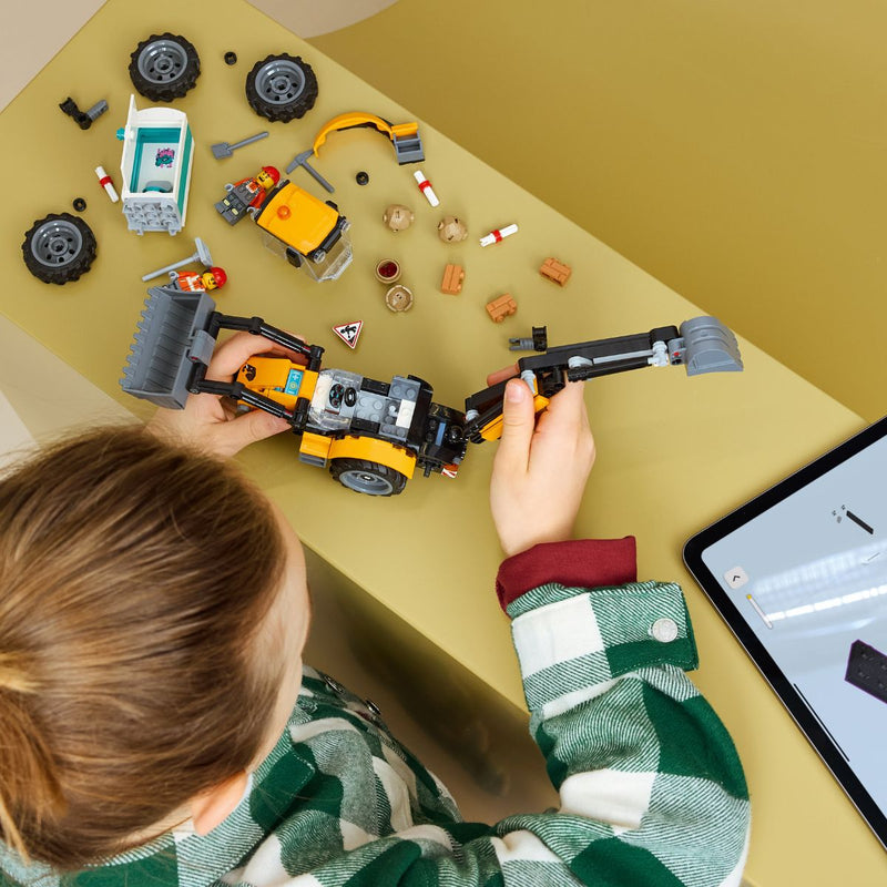Đồ Chơi Lắp Ráp Xe Xúc Đào Màu Vàng LEGO CITY 60480 (301 chi tiết) - ảnh 6