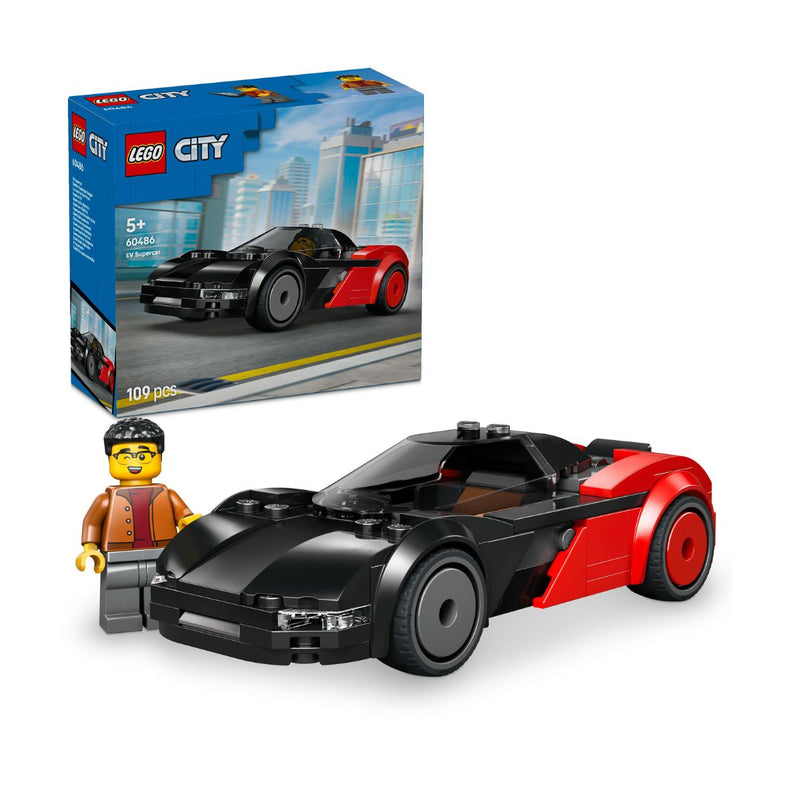 Đồ Chơi Lắp Ráp Siêu Xe Thể Thao Điện EV LEGO CITY 60486 (109 Chi Tiết)
