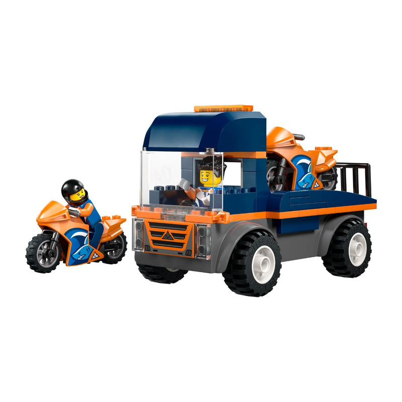 Đồ Chơi Lắp Ráp Xe Vận Chuyển Mô Tô Chuyên Dụng LEGO CITY 60491 (88 chi tiết) - ảnh 5