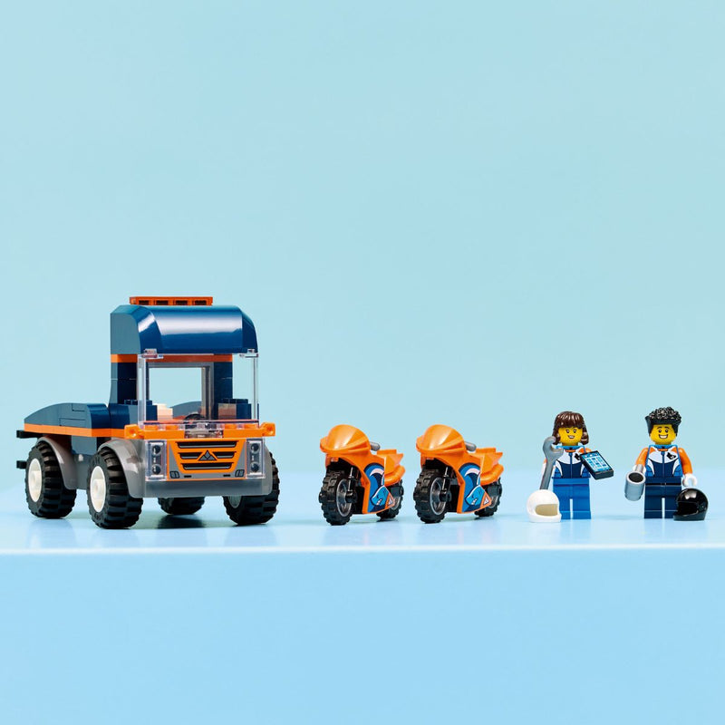 Đồ Chơi Lắp Ráp Xe Vận Chuyển Mô Tô Chuyên Dụng LEGO CITY 60491 (88 chi tiết) - ảnh 6