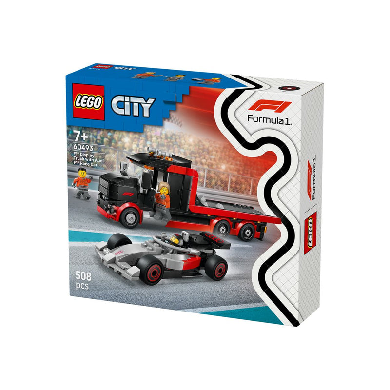 Đồ Chơi Lắp Ráp Xe Tải Trưng Bày F1 Kèm Xe Đua Audi F1 LEGO CITY 60493 (508 Chi Tiết) - ảnh 4