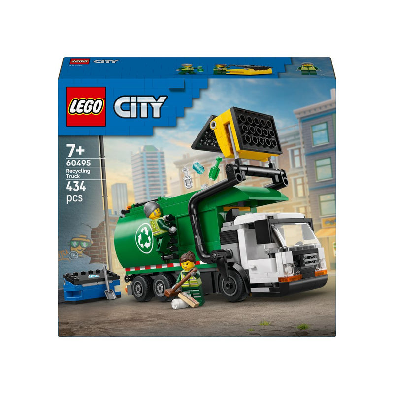 Đồ Chơi Lắp Ráp Xe Rác Tái Chế LEGO CITY 60495 (434 chi tiết) - ảnh 2