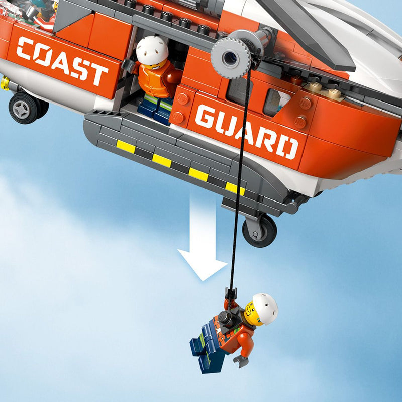 Đồ Chơi Lắp Ráp Trực Thăng Bảo Vệ Bờ Biển LEGO CITY 60503 (551 chi tiết) - ảnh 6