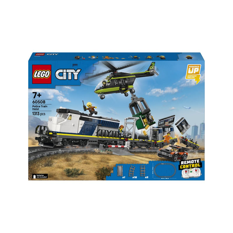 Đồ Chơi Lắp Ráp Vụ Cướp Tàu Hỏa Cảnh Sát LEGO CITY 60508 (1313 Chi Tiết) - ảnh 2