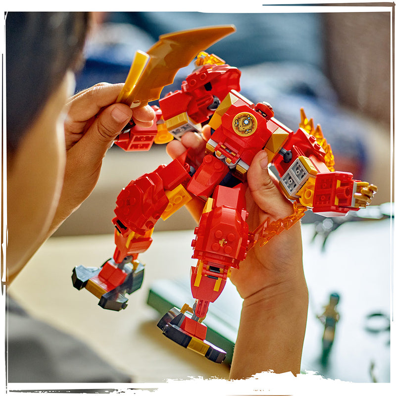 Đồ chơi lắp ráp Chiến giáp lửa của Kai LEGO NINJAGO 71808 (322 chi tiết) - ảnh 6