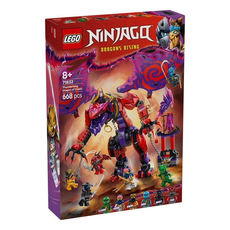 Đồ Chơi Lắp Ráp Rồng Thần Sức Mạnh Thunderfang LEGO NINJAGO 71832 (668 chi tiết) - ảnh 2