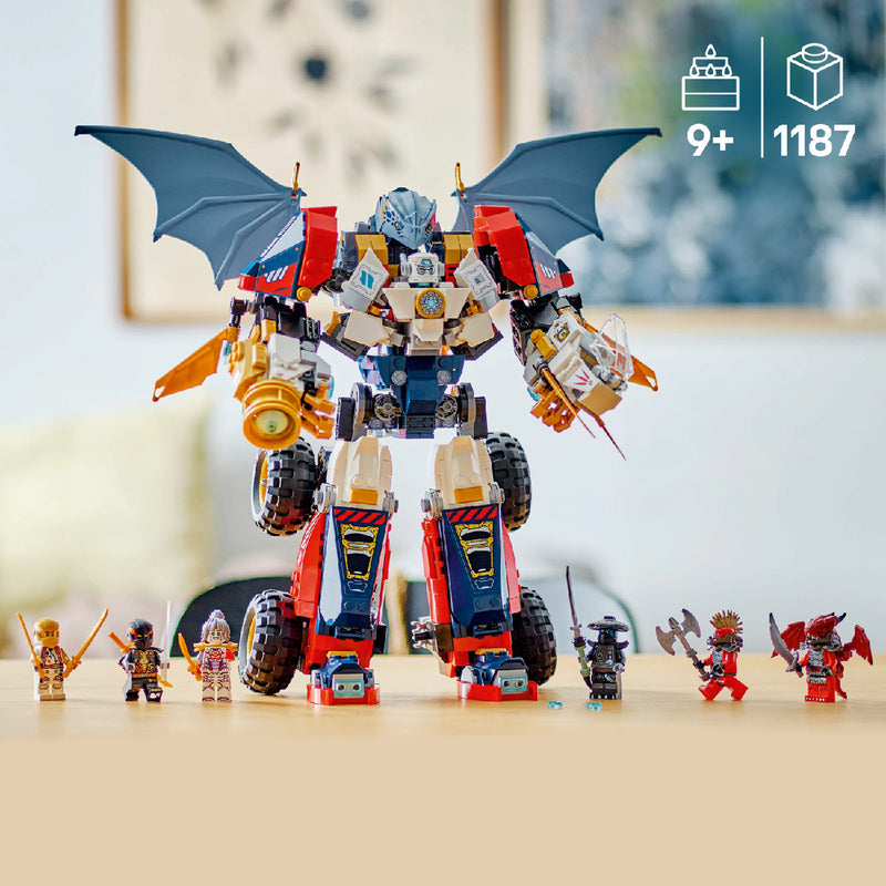 Đồ Chơi Lắp Ráp Chiến Giáp Kết Hợp Của Zane LEGO NINJAGO 71834 (1187 chi tiết) - ảnh 5