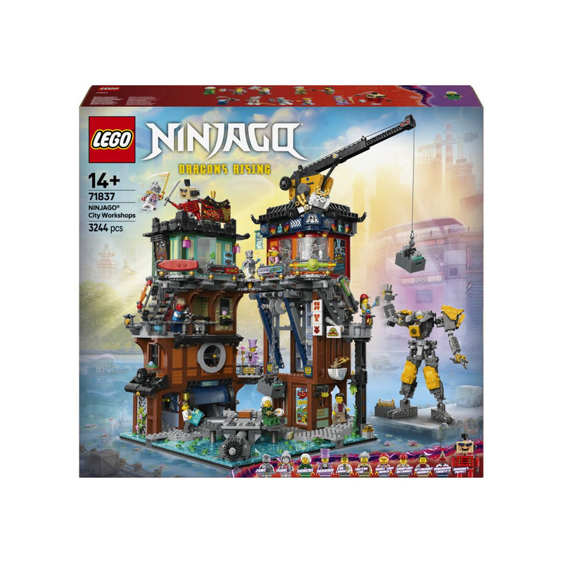 Đồ Chơi Lắp Ráp Xưởng Chế Tạo Thành Phố Ninjago® LEGO NINJAGO 71837 - ảnh 2