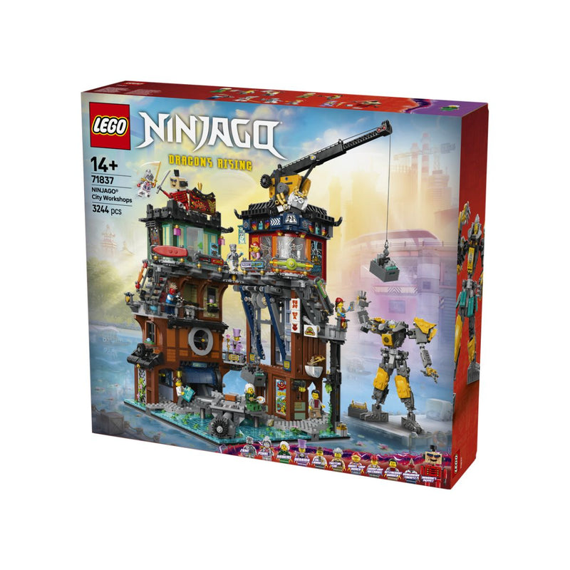 Đồ Chơi Lắp Ráp Xưởng Chế Tạo Thành Phố Ninjago® LEGO NINJAGO 71837 - ảnh 4