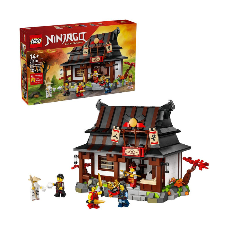 Đồ Chơi Lắp Ráp Thợ Rèn Bốn Vũ Khí – Kỷ Niệm 15 Năm LEGO NINJAGO 71858 (1259 chi tiết)