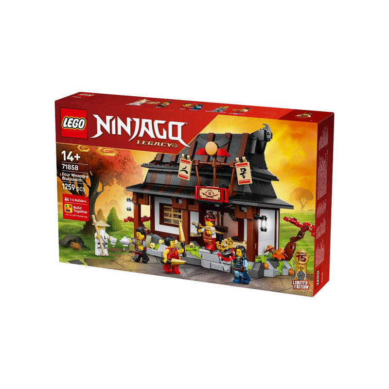 Đồ Chơi Lắp Ráp Thợ Rèn Bốn Vũ Khí – Kỷ Niệm 15 Năm LEGO NINJAGO 71858 (1259 chi tiết) - ảnh 4