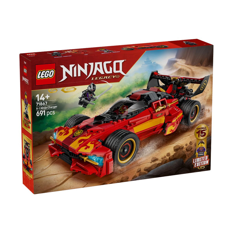 Đồ Chơi Lắp Ráp Siêu Xe X-1 Ninja Charger - Kỷ Niệm 15 Năm LEGO NINJAGO 71867 (691 chi tiết) - ảnh 3