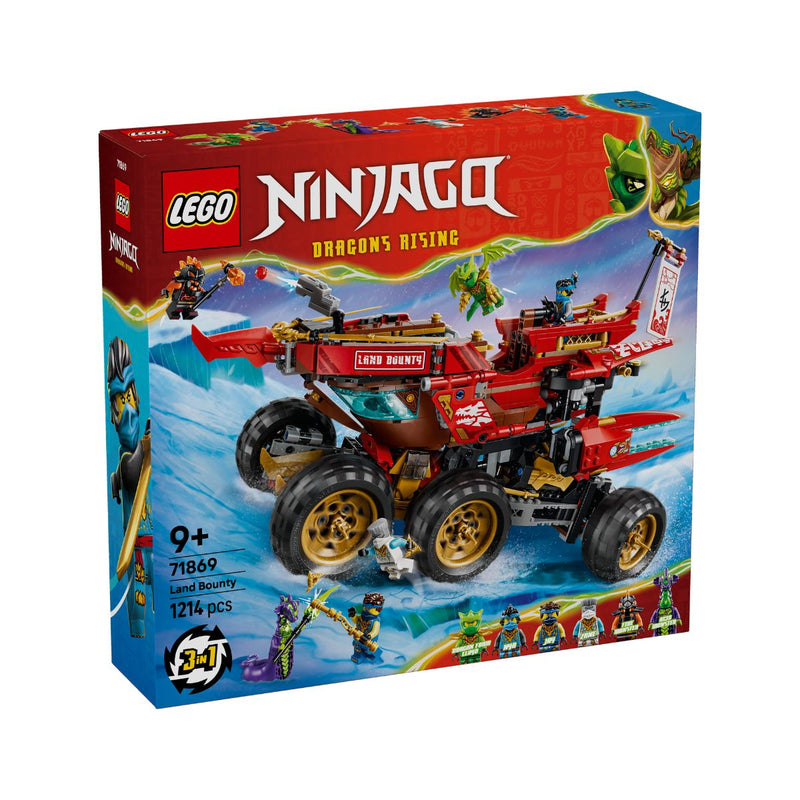 Đồ Chơi Lắp Ráp Chiến Hạm Land Bounty LEGO NINJAGO 71869 (1214 chi tiết) - ảnh 3