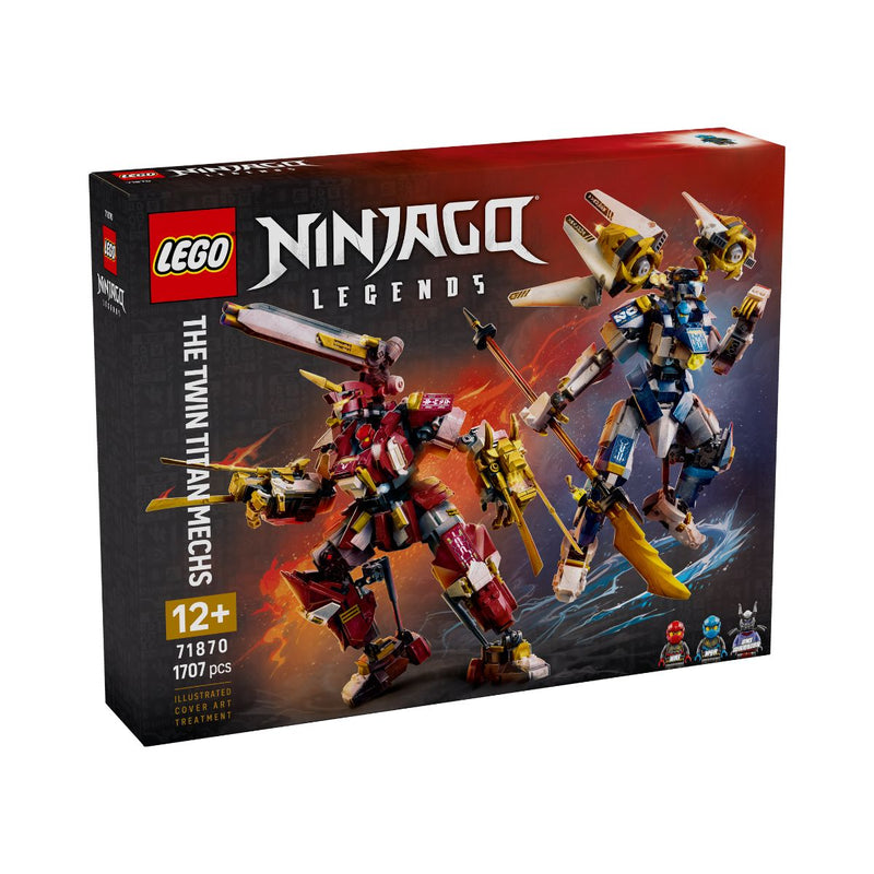 Đồ Chơi Lắp Ráp Bộ Đôi Chiến Giáp Titan LEGO NINJAGO 71870 (1707 chi tiết) - ảnh 4