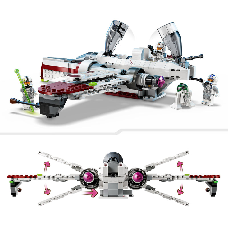 Đồ Chơi Lắp Ráp Chiến Đấu Cơ ARC-170 LEGO STAR WARS 75402 (497 chi tiết) - ảnh 5