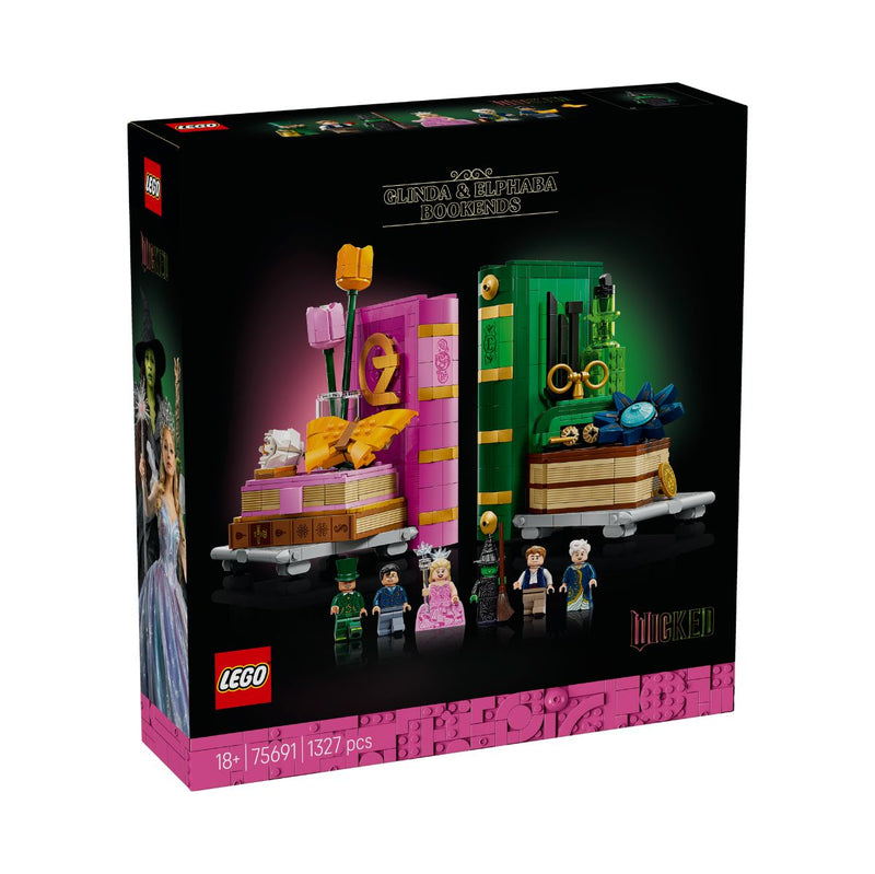 Đồ Chơi Lắp Ráp Trang Trí Kệ Sách Glinda & Elphaba LEGO SEASONS AND OCCASIONS 75691 - ảnh 2