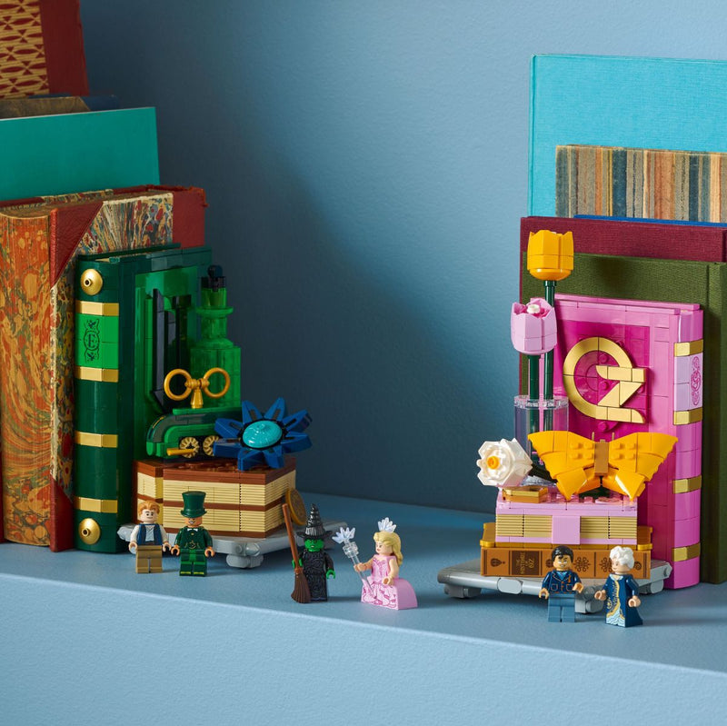 Đồ Chơi Lắp Ráp Trang Trí Kệ Sách Glinda & Elphaba LEGO SEASONS AND OCCASIONS 75691 - ảnh 4