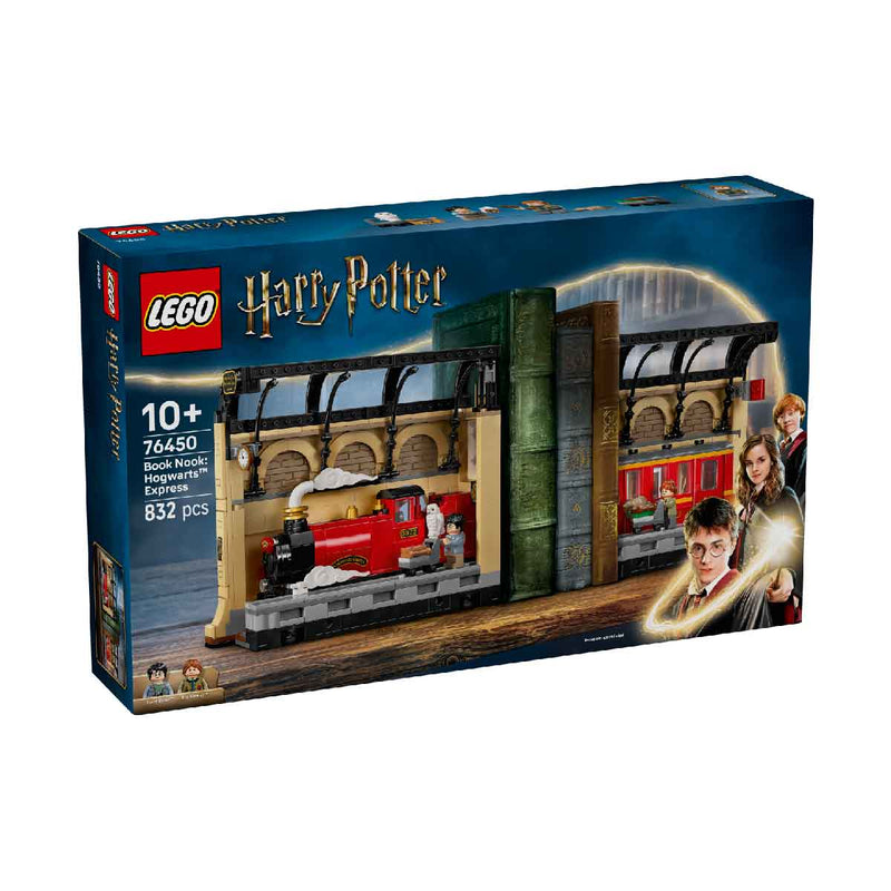 Đồ Chơi Lắp Ráp Trang Trí Kệ Sách: Tàu Tốc Hành Hogwarts LEGO HARRY POTTER 76450 (832 chi tiết) - ảnh 2