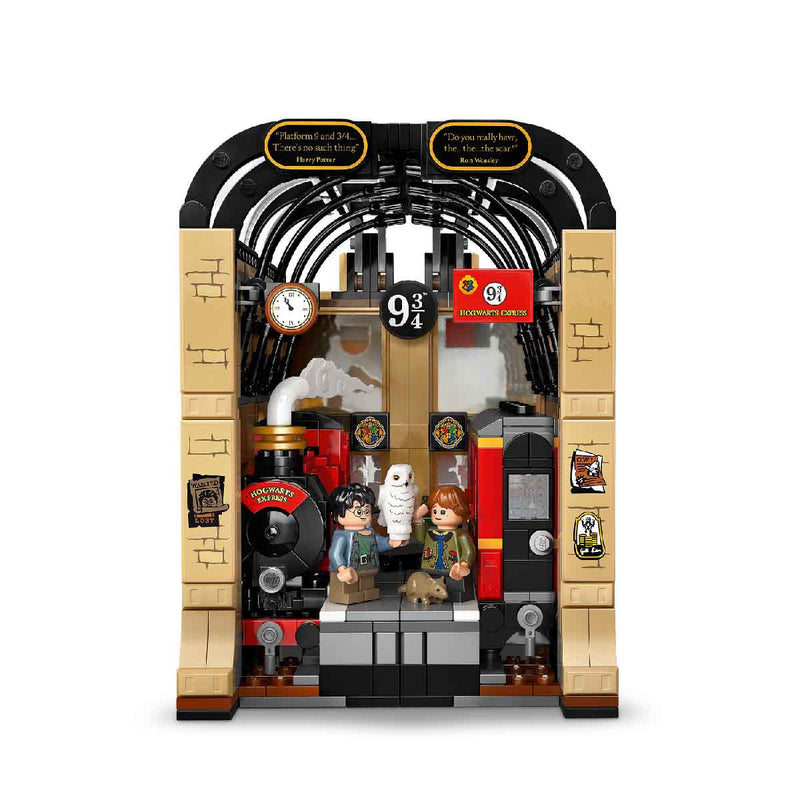 Đồ Chơi Lắp Ráp Trang Trí Kệ Sách: Tàu Tốc Hành Hogwarts LEGO HARRY POTTER 76450 (832 chi tiết) - ảnh 4