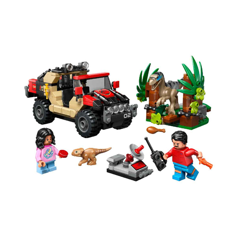 Đồ Chơi Lắp Ráp Cuộc Tẩu Thoát Khỏi Raptor LEGO JURASSIC 76972 (285 chi tiết) - ảnh 3