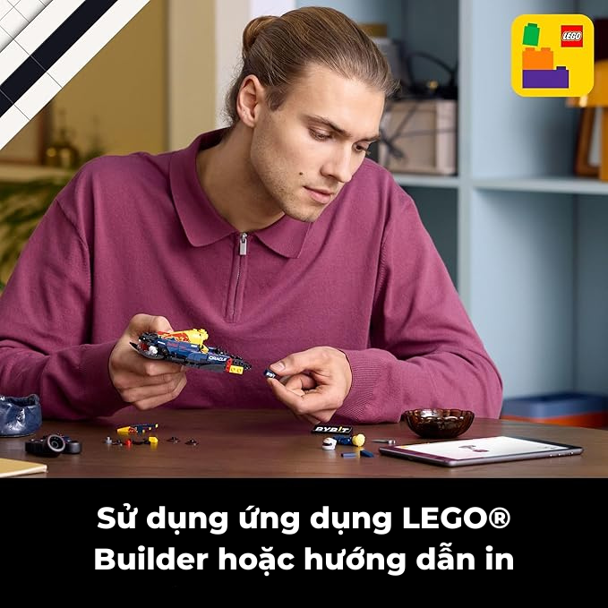 Xe Đua Oracle Red Bull RB20 F1 LEGO SPEED CHAMPIONS 77243 (251 chi tiết) - ảnh 4