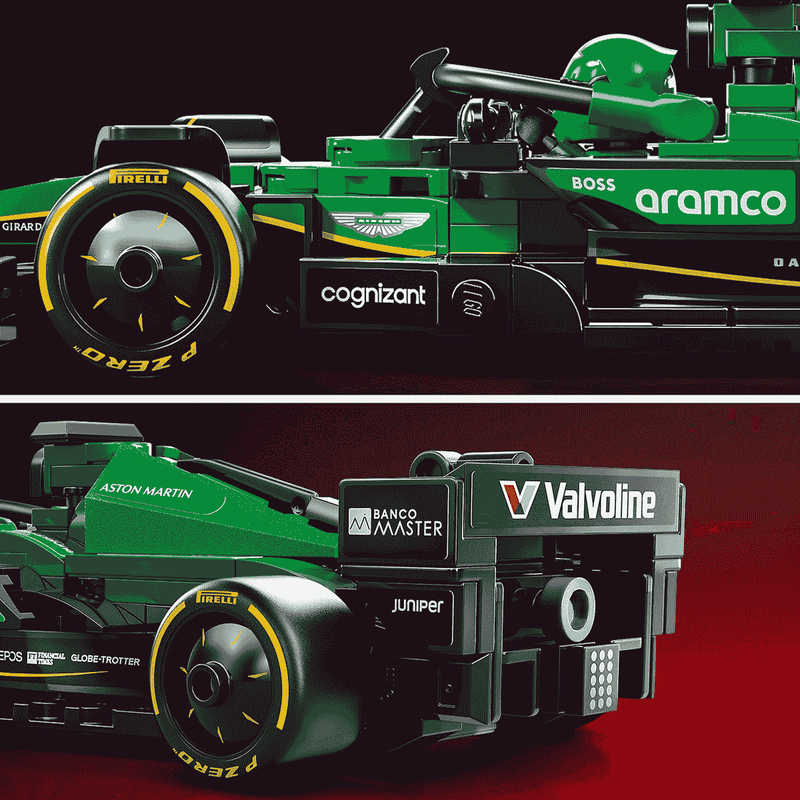 Đồ Chơi Lắp Ráp Xe Đua Aston Martin Aramco F1 - Amr24 LEGO SPEED CHAMPIONS 77245 (269 chi tiết) - ảnh 6